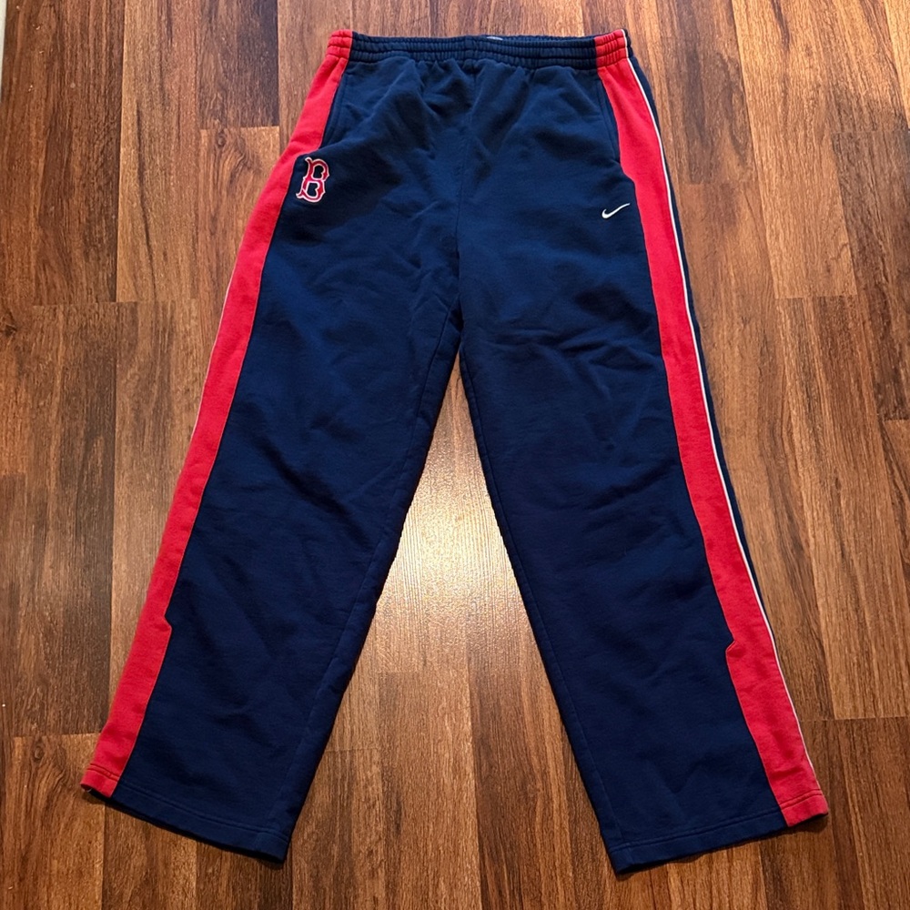 Nike Kids Navy and Red Sweatpants